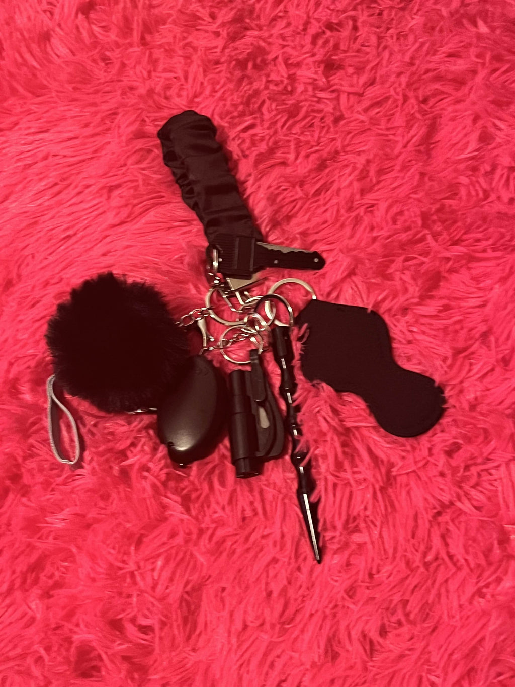 fully goth keychain