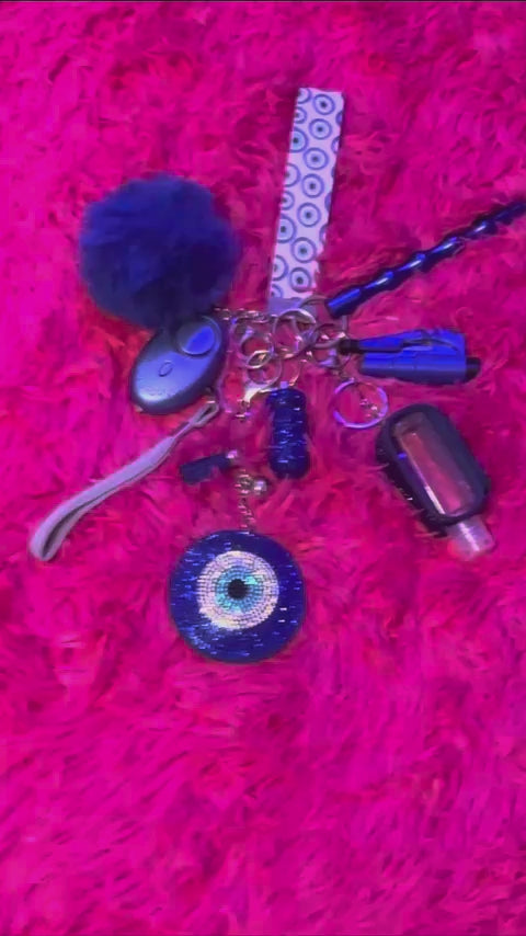 Evil Eye Safety Keychain